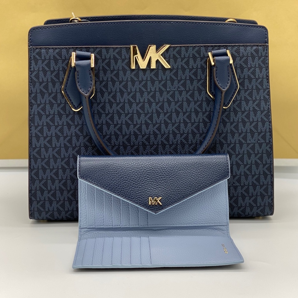 MICHAEL KORS MOTT LG SATCHEL CROSSBODY & WALLET - Picture 9 of 16